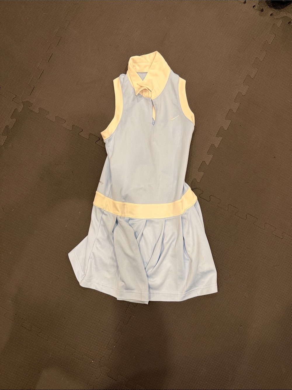 Nike Light Blue Tennis Dress with White Band